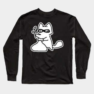 thief kitty Long Sleeve T-Shirt